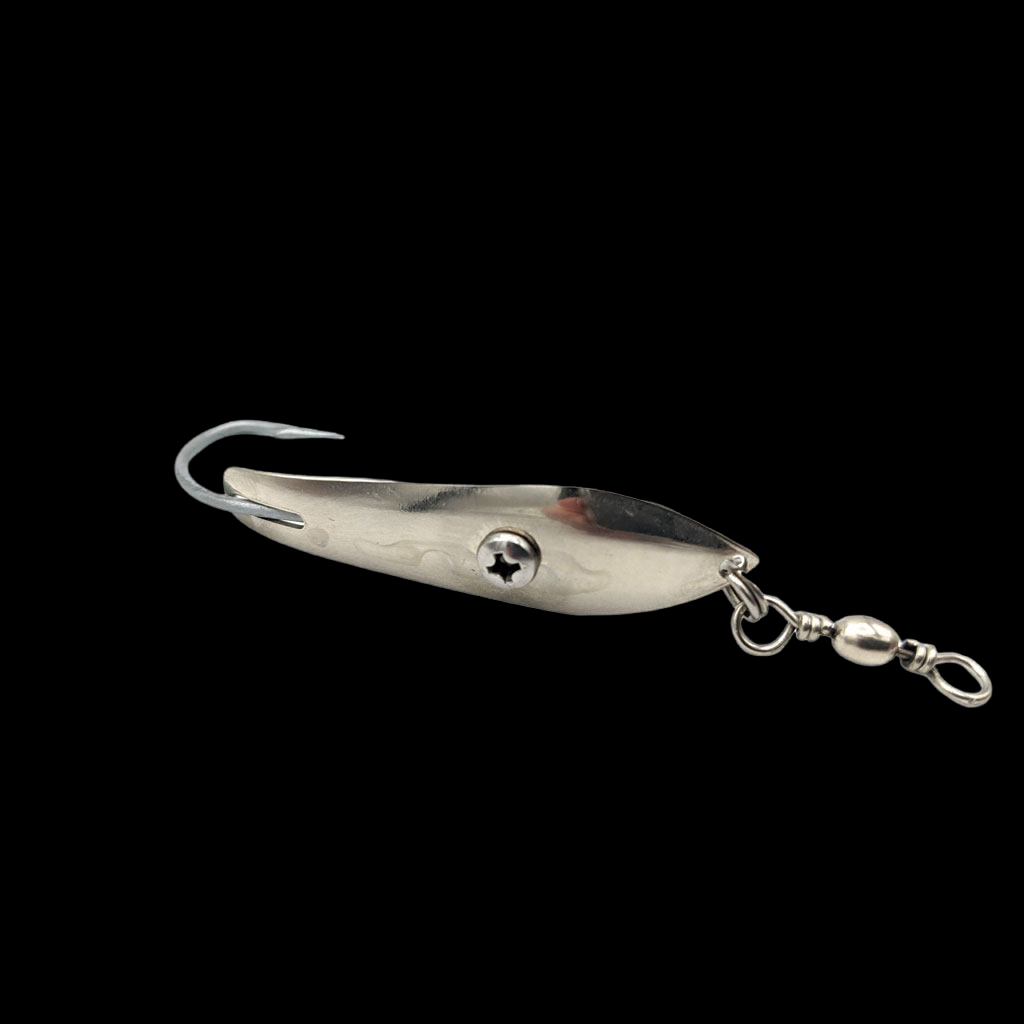 Crippled Alewive Bunker Spoon for rockfish and bluefish trolling 